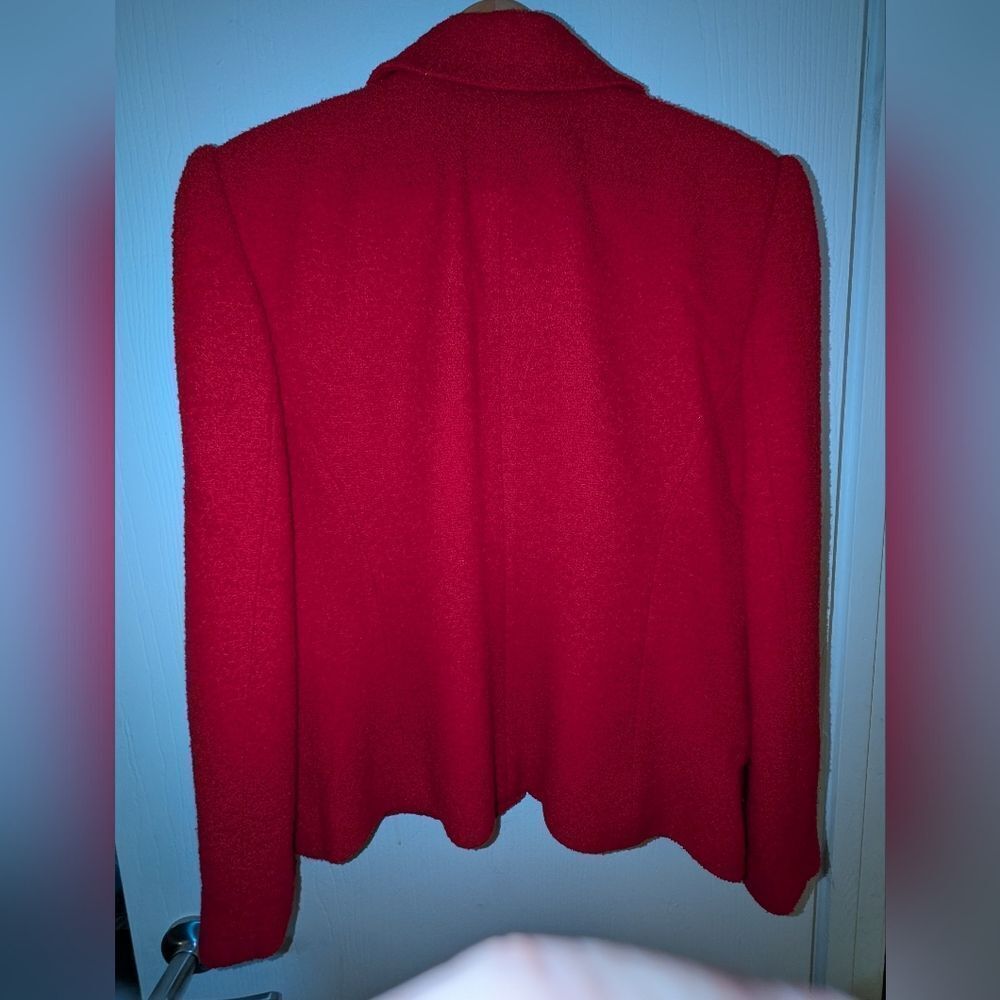 Chaus Red Jacket Ladies Size 12 - Picture 5 of 5